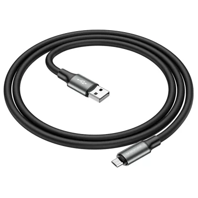 Кабель BX82 MicroUSB - USB черный, 1 метр BOROFONE 3/360