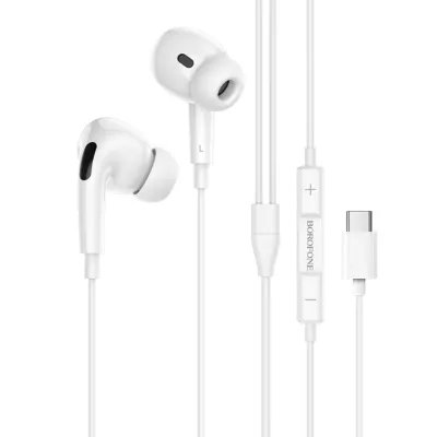 BOROFONE наушники внутриканальные c микрофоном BM30 Pro для Type-C белый 1/70/280