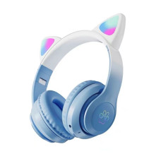 Наушники накладные беспроводные с микрофоном, STN-28 Pro, голубой б/м Наушники накладные беспроводные с микрофоном, STN-28 Pro, голубой б/м