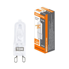 TDM Лампа галогенная JCD 40W G9 230В (без рефлектора, 2000 часов) матовая /мин.пар.5шт TDM Лампа галогенная JCD 40W G9 230В (без рефлектора, 2000 часов) матовая /мин.пар.5шт