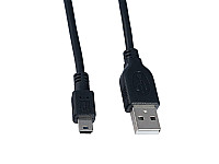 PERFEO Кабель USB2.0 A вилка - Mini USB 5P вилка, длина 1 м. (U4301) /80