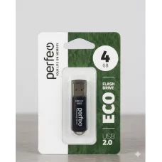 Perfeo USB флэш-диск 4GB E01 Black economy series /10