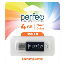 Perfeo USB флэш-диск 4GB E01 Black economy series /10 Perfeo USB флэш-диск 4GB E01 Black economy series /10