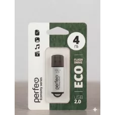 Perfeo USB флэш-диск 4GB E01 Silver economy series /10