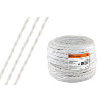 Ретро провод "Эко" 2*1,5 витой ГОСТ белый (50 м) TDM /50 Ретро провод "Эко" 2*1,5 витой ГОСТ белый (50 м) TDM /50