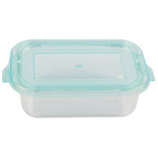 Контейнер LIMPIDO, 370 мл из жаропр стекла с крышкой из пластм,прямоуг,темп режим -40 до +300С 1/24