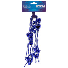 Бусы "Колокольчики", цвет - синий