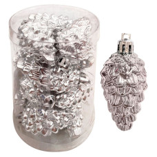 Набор украшений PS6-12-217-S, 12 шт., 6 см Набор украшений PS6-12-217-S, 12 шт., 6 см