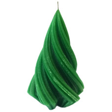 Свеча "Ёлочка-фьюжн" зелёная Свеча "Ёлочка-фьюжн" зелёная