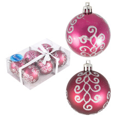 Набор шаров "Традиции" 6шт., 6см