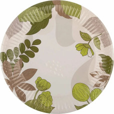 Набор бумажных тарелок "Nature" 18 см, 6 шт