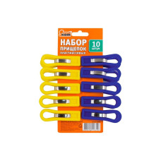 Набор прищепок пластмассовых, 10шт