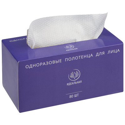 Одноразовые полотенца для лица, 80 шт. Одноразовые полотенца для лица, 80 шт.