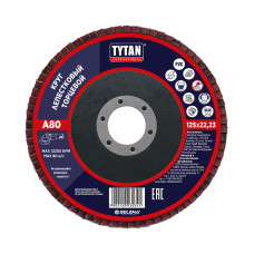 Tytan Professional круг лепестковый торцевой 125x22.23 A80