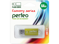 Perfeo USB флэш-диск 64GB E01 Gold economy series /10