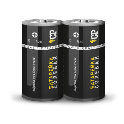 Батарейка CRAZYPOWER R20 SP2 2/12/288 Батарейка CRAZYPOWER R20 SP2 2/12/288