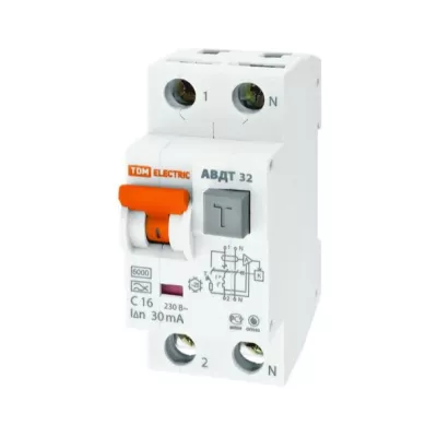 Авт. выкл. дифференциального тока TDM 32 C16 30мА 6кА /60