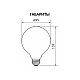 TDM Лампа светодиодная «Винтаж» золотистая G95 (со спиралью), 4 Вт, 230 В, 2700 К, E27 (шар)