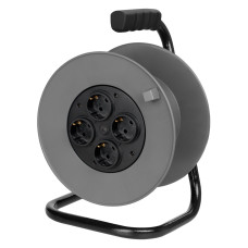 Катушка пластиковая для подключения провода 4 розетки c заземлением TDM (КК4-3100)