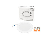 Светодиодный встраиваемый свет-к 9Вт D112х23мм (врезное 90-100мм) 4000К 680Лм IP40 Опал СириусА