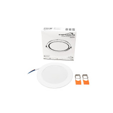 Светодиодный встраиваемый свет-к 9Вт D112х23мм (врезное 90-100мм) 4000К 680Лм IP40 Опал СириусА Светодиодный встраиваемый свет-к 9Вт D112х23мм (врезное 90-100мм) 4000К 680Лм IP40 Опал СириусА