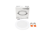 Светодиодный встраиваемый свет-к 9Вт D112х23мм (врезное 90-100мм) 6500К 720Лм IP40 Опал СириусА