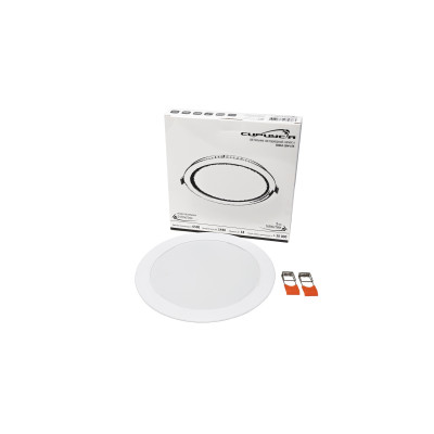 Светодиодный встраиваемый свет-к 18Вт D170х25мм (врезное 145-155мм) 6500К 1440Лм IP40 Опал СириусА