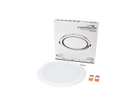 Светодиодный встраиваемый свет-к 24Вт D215х25мм (врезное 185-200мм) 4000К 1800Лм IP40 Опал СириусА