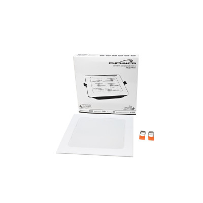 Светодиодный встр-мый свет-к 24Вт 210х210х28мм (врезное 185-200мм) 6500К 1920Лм IP40 Опал СириусА