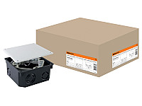 Распаячная коробка TDM СП 110х110х50мм, крышка, клеммник, IP20 /60