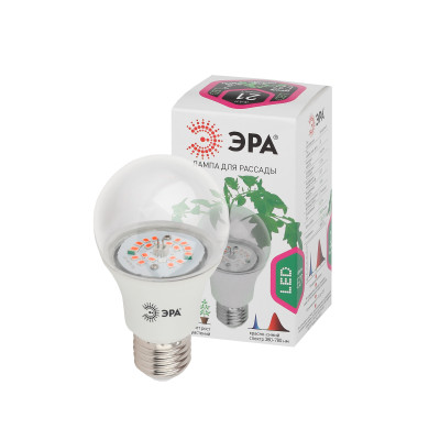 ЭРА Лампа светодиодная LED FITO-14W-RB-1310K-E27 красно-синего спектра 12/36 ЭРА Лампа светодиодная LED FITO-14W-RB-1310K-E27 красно-синего спектра 12/36