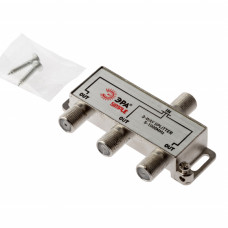 Делитель ТВ ЭРА Simple DS-F-02 3 ответвления под F разъём 5-1000 МГц 2/10/240 Делитель ТВ ЭРА Simple DS-F-02 3 ответвления под F разъём 5-1000 МГц 2/10/240