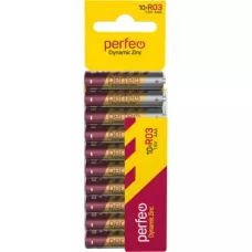 Батарейка PERFEO R03/10SH CARD Dynamic Zinc 10/120/1080 Батарейка PERFEO R03/10SH CARD Dynamic Zinc 10/120/1080