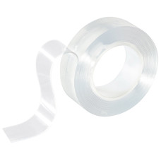 Нано-скотч двусторонний клейкий многоразовый, прозрачный Park 3 м /3