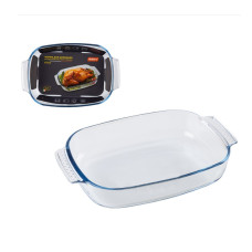 Форма для запекания IDEALE, 2,7 л, с ручками, прямоугольной формы, из боросиликатного стекла 1/12 Форма для запекания IDEALE, 2,7 л, с ручками, прямоугольной формы, из боросиликатного стекла 1/12