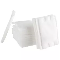 Подушечки ватные, квадратные, 100 шт