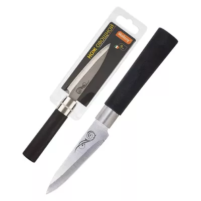 Нож с пластиковой рукояткой MAL-07P для овощей, 9 см /2