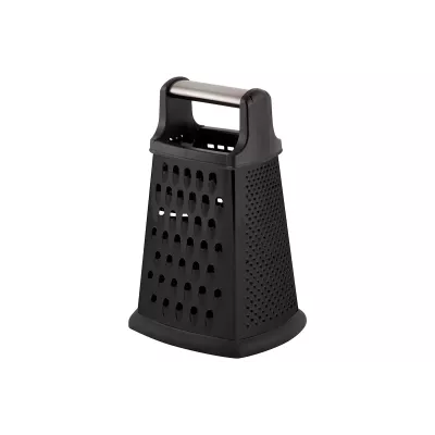 Терка четырехгранная GR-052-8, цвет: черный, высота 20 см (нерж.сталь, ТПР)