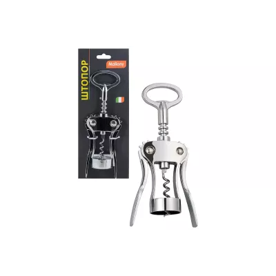 Штопор SEMPLICE, сплав цинка хромированный Штопор SEMPLICE, сплав цинка хромированный