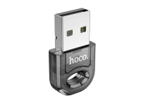 Адаптер UA28 USB BT прозрачный черный hoco