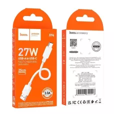 Кабель X96 27W Type-C белый hoco Кабель X96 27W Type-C белый hoco