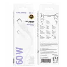 Кабель BX111 60W C - C белый BOROFONE