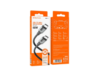 Кабель BX101 60W Type-C-Type-C черный BOROFONE