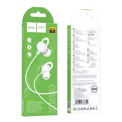 Наушники M103 белый hoco