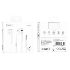 Наушники M101 Crystal белый hoco /мин.пар.2шт
