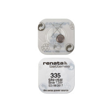 Батарейка Renata SR335/SR512SW 1.55V, 5,5mAh, 5.8x1.2mm (10/100) Батарейка Renata SR335/SR512SW 1.55V, 5,5mAh, 5.8x1.2mm (10/100)