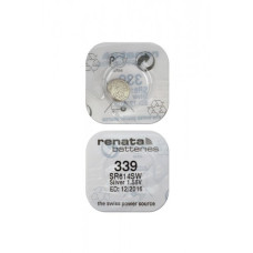 Батарейка Renata SR339/SR614SW 1.55V, 11mAh, 6.8x1.4mm (10/100) Батарейка Renata SR339/SR614SW 1.55V, 11mAh, 6.8x1.4mm (10/100)