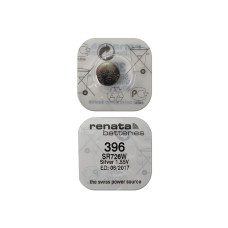 Батарейка Renata SR396/SR726W 1.55V, 32mAh, 7.9x2.6mm (10/100) Батарейка Renata SR396/SR726W 1.55V, 32mAh, 7.9x2.6mm (10/100)
