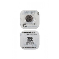 Батарейка Renata SR399/SR927W 1.55V, 57mAh, 9.5x2.6mm (10/100) Батарейка Renata SR399/SR927W 1.55V, 57mAh, 9.5x2.6mm (10/100)