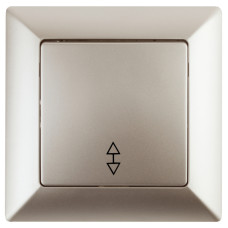 Переключатель Intro одноклавишный 10А-250В, 4-103-04 СУ, Solo шампань 10/100 ЦЕНА ▼ Переключатель Intro одноклавишный 10А-250В, 4-103-04 СУ, Solo шампань 10/100 ЦЕНА ▼